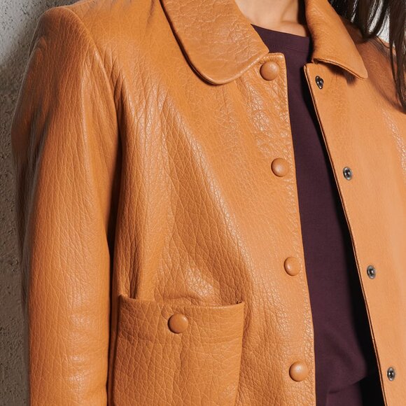 Ba&sh Bilos Leather Jacket - Picture 9 of 16